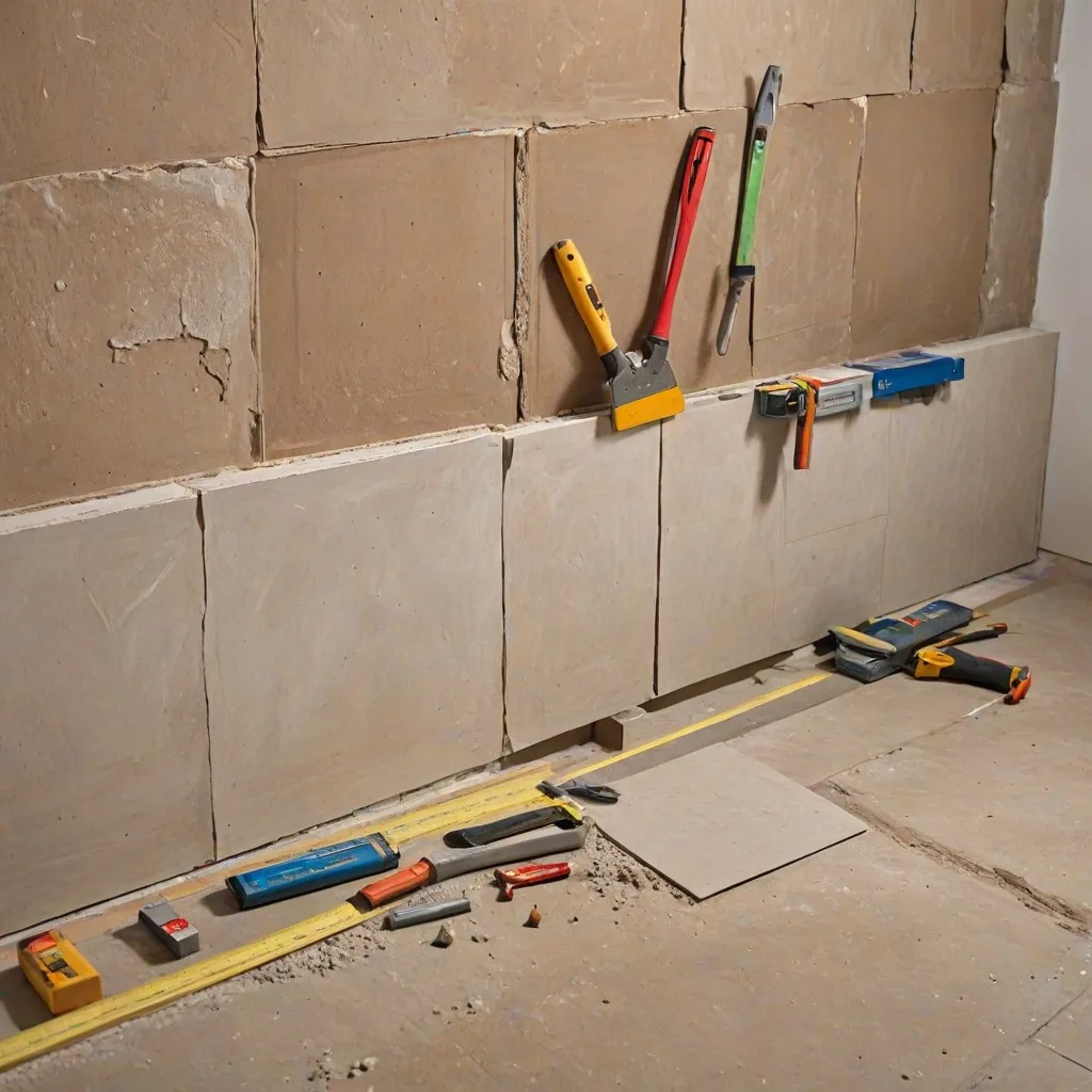 Jak wyrównać ścianę pod płytki – krok po kroku.