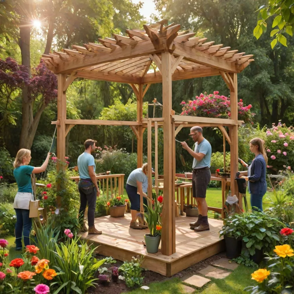 Jak zbudować altanę ogrodową od podstaw?