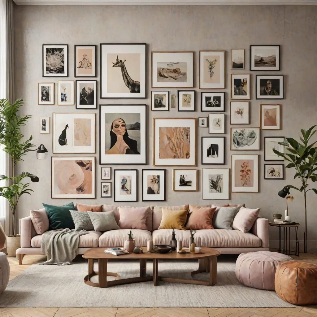 Jak dobrać obrazy na ścianę do salonu?