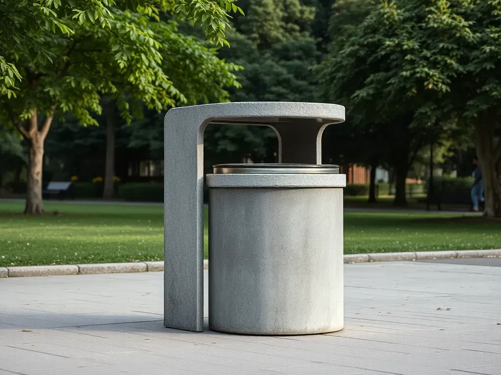 Kosze betonowe na śmieci