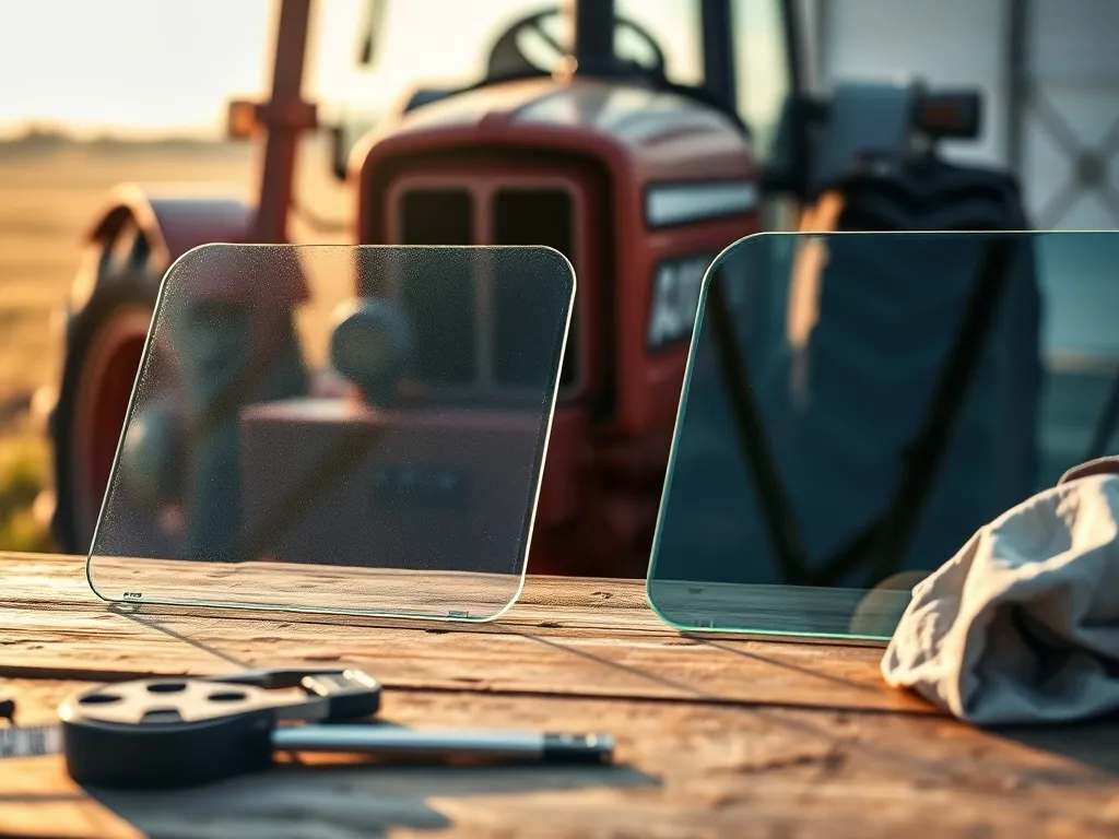 Rodzaje szyb do ciągników: hartowane czy laminowane?