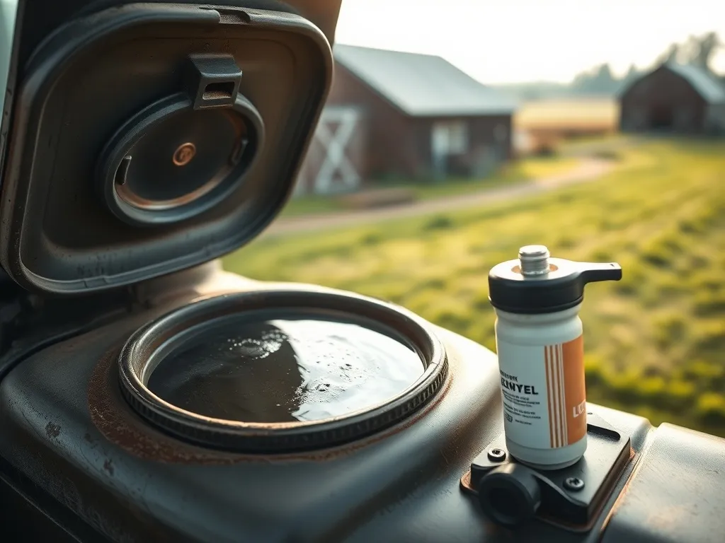 Jak usunąć wodę z baku ciągnika?