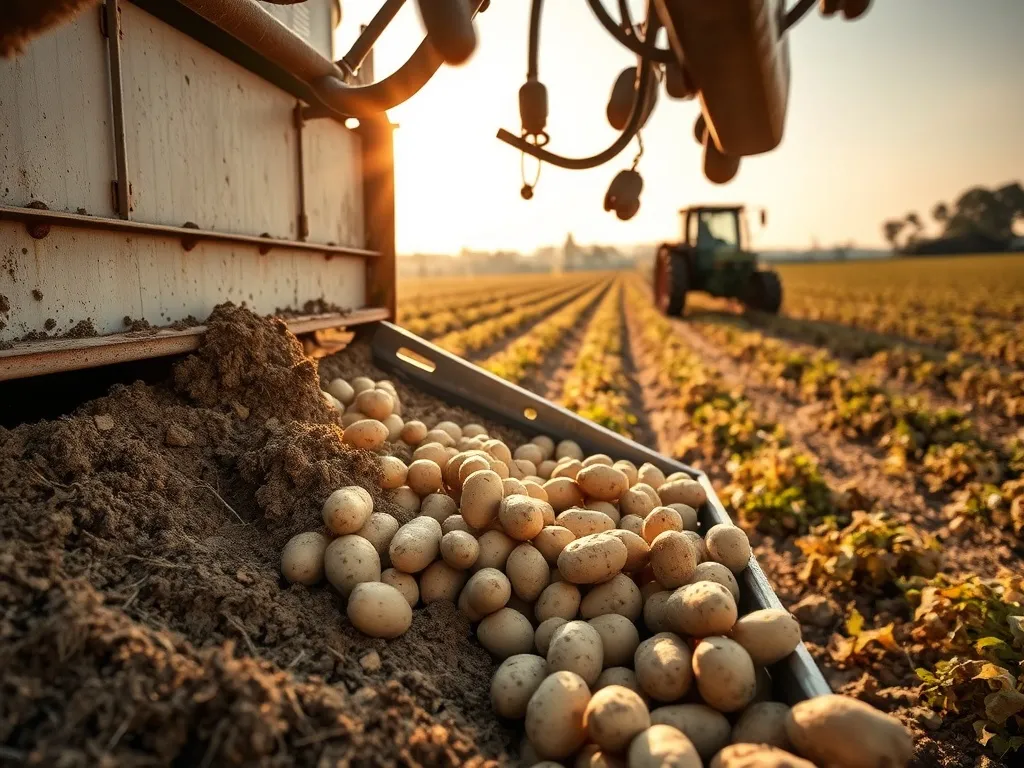 Kombajn do ziemniaków jak działa i jak go obsługiwać?